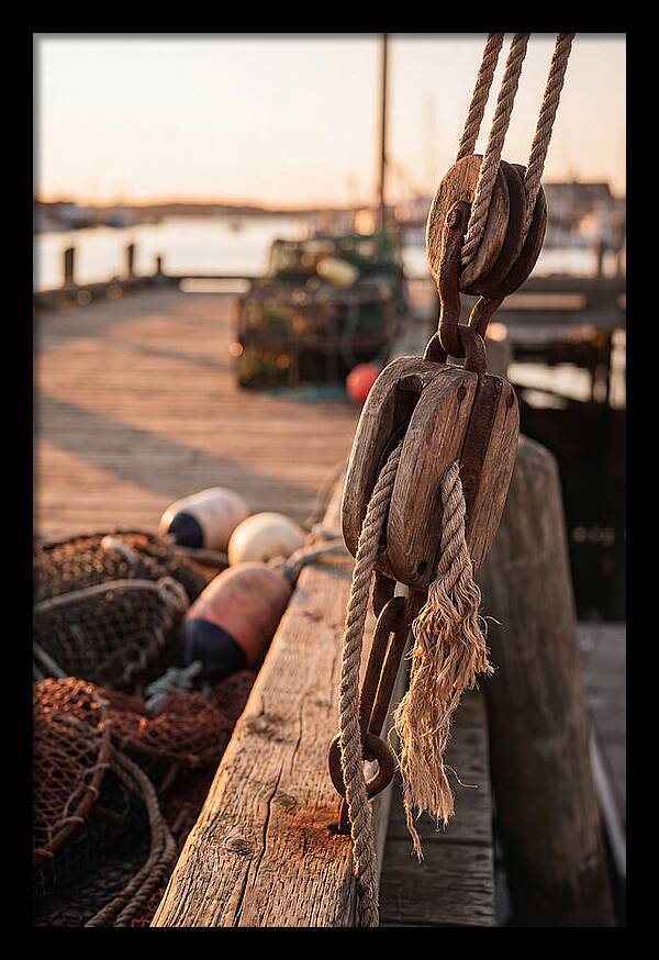 Old Rope And Pulley System