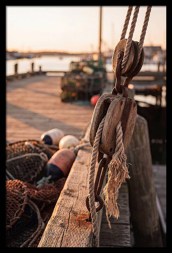 Old Rope And Pulley System