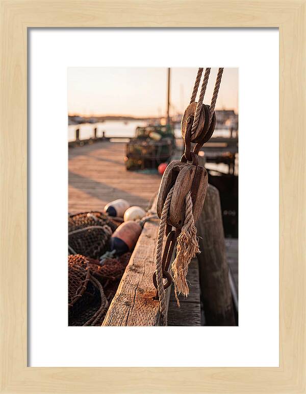 Old Rope And Pulley System