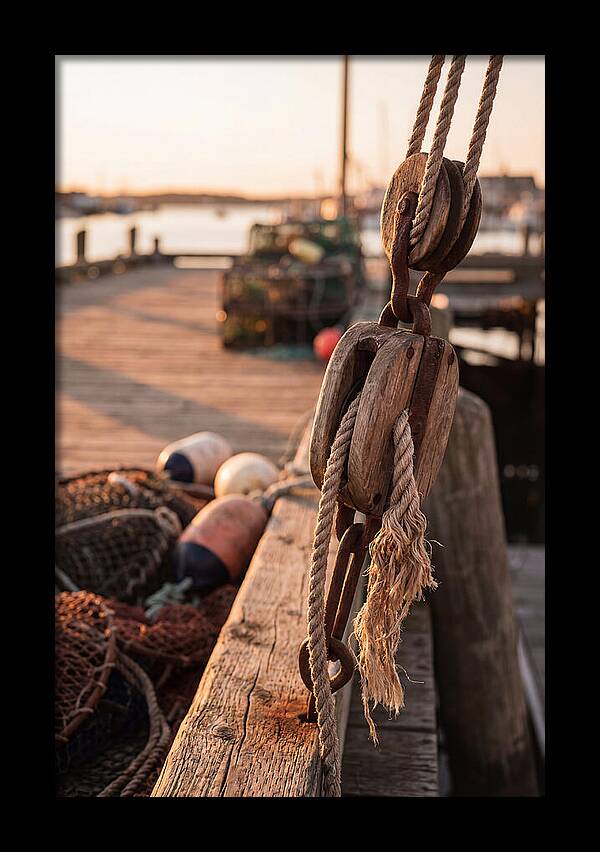 Old Rope And Pulley System