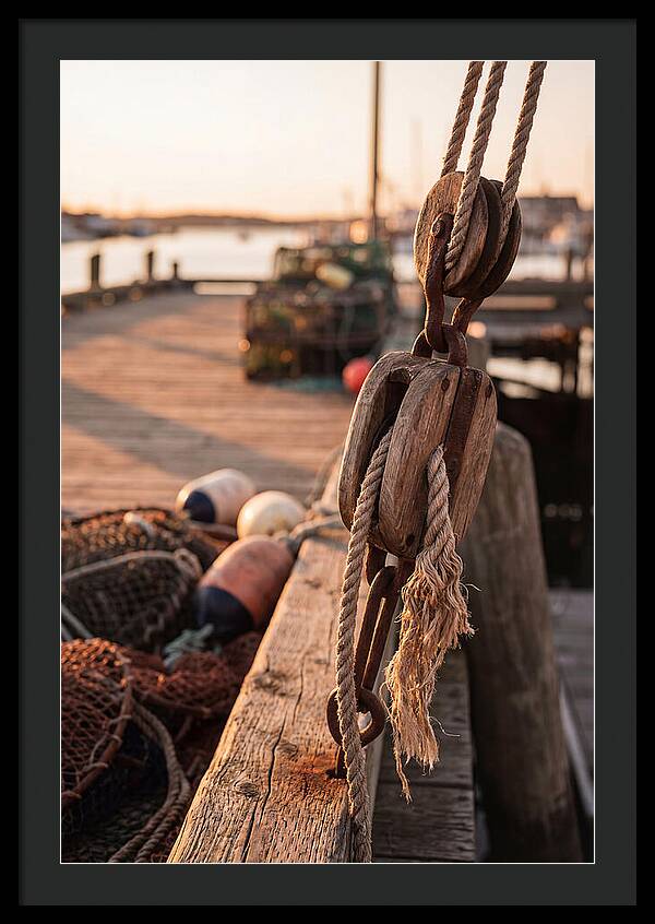 Old Rope And Pulley System