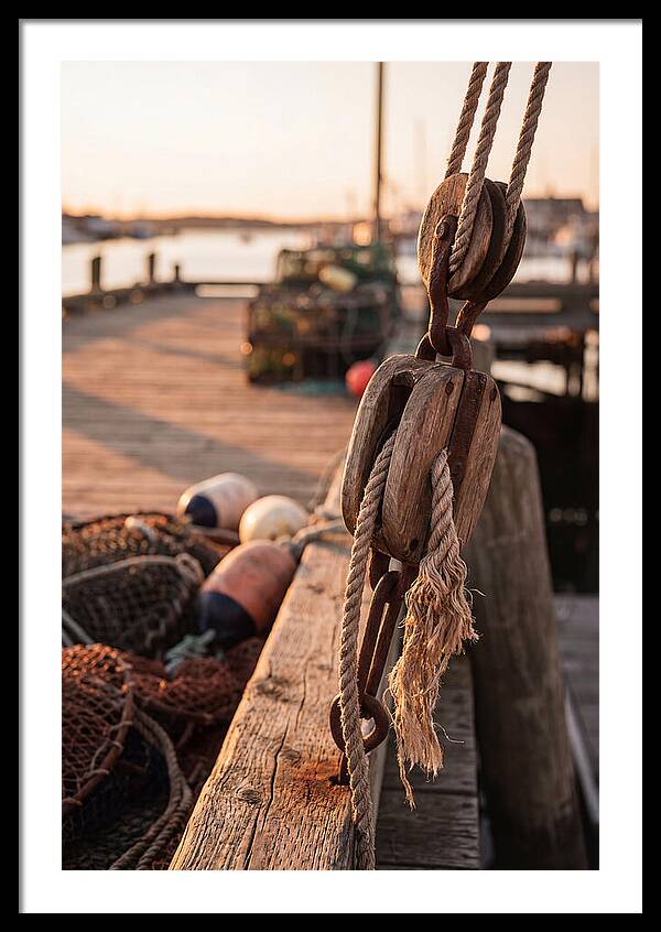 Old Rope And Pulley System