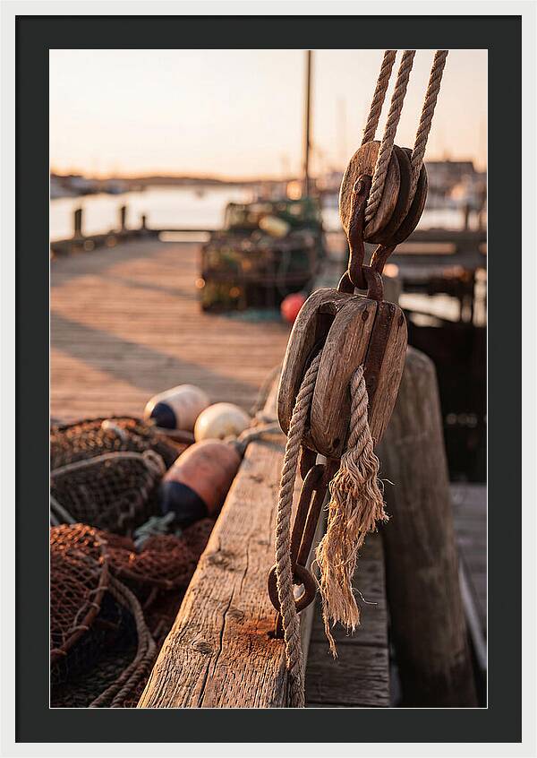 Old Rope And Pulley System