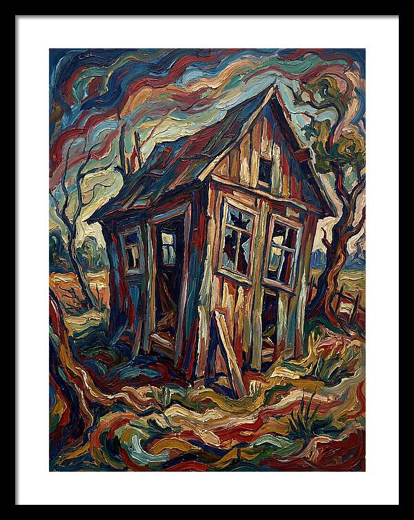 Old Shed In Expressionist Style