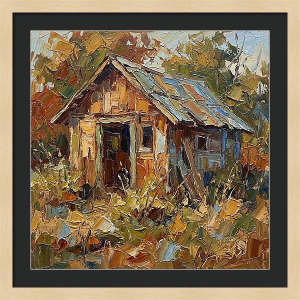 Old Shed In Nature