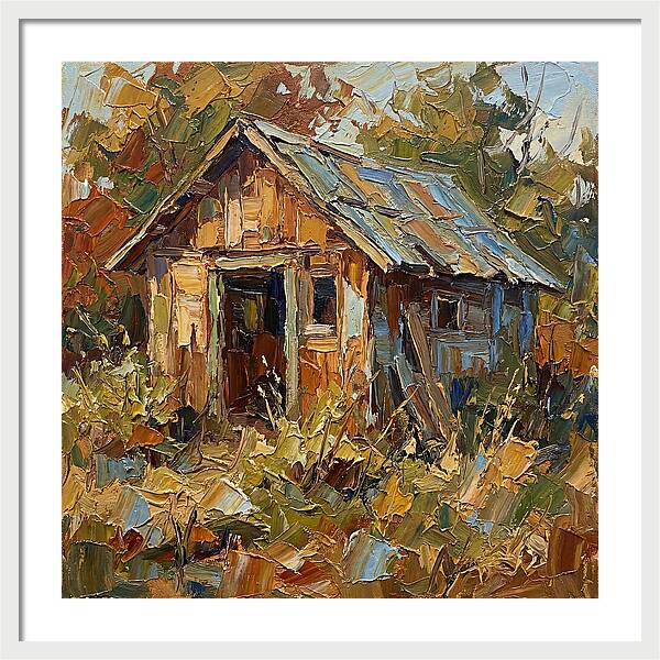 Old Shed In Nature