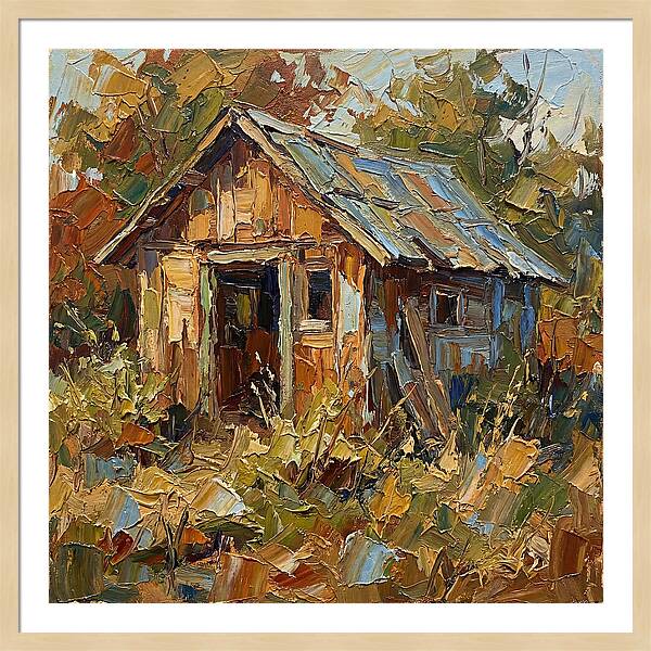 Old Shed In Nature