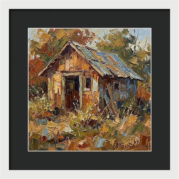 Old Shed In Nature