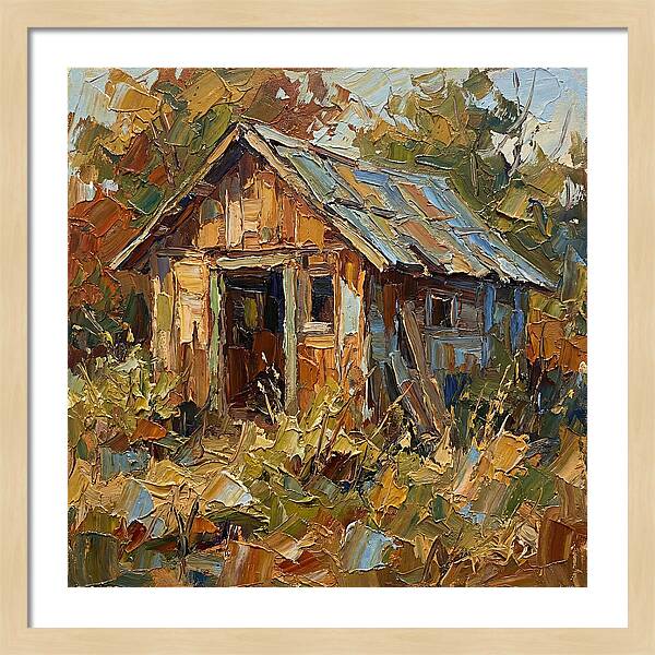 Old Shed In Nature