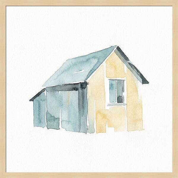 Old Shed In Watercolor