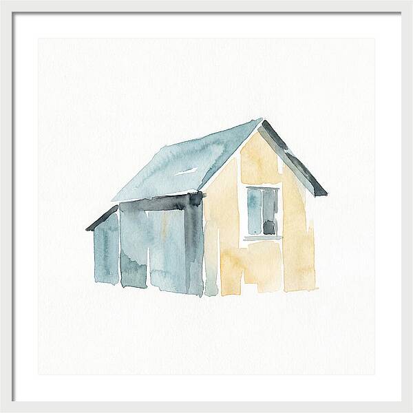 Old Shed In Watercolor