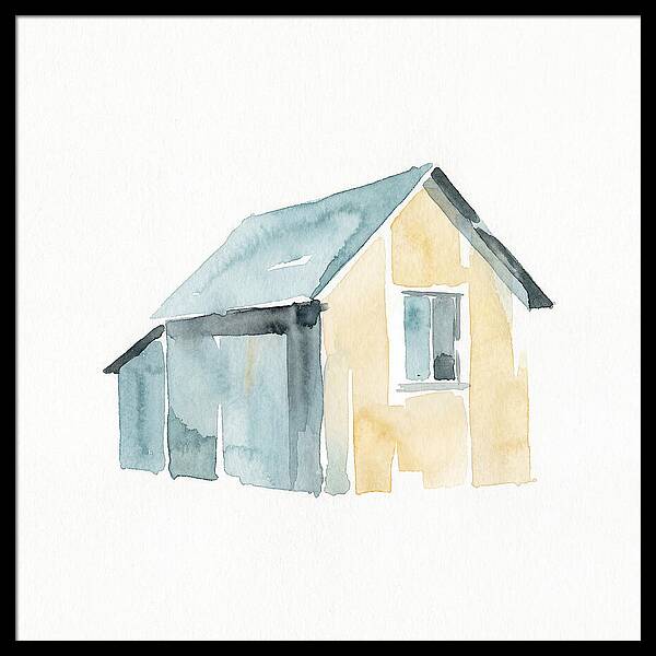 Old Shed In Watercolor