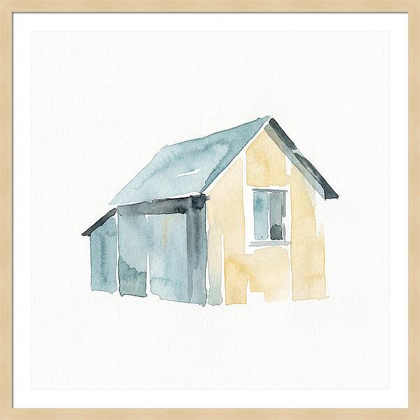 Old Shed In Watercolor