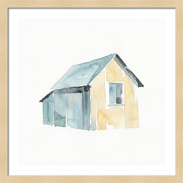 Old Shed In Watercolor
