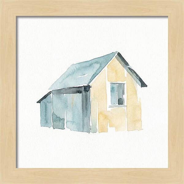 Old Shed In Watercolor
