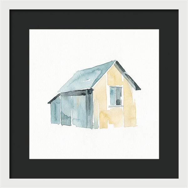 Old Shed In Watercolor