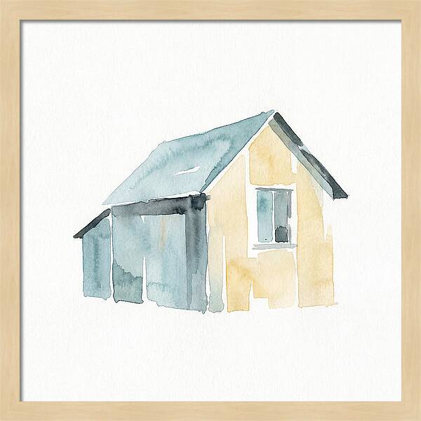 Old Shed In Watercolor