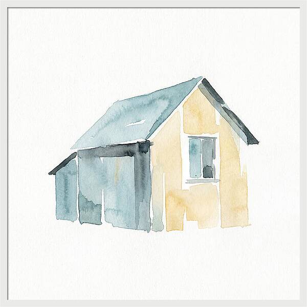 Old Shed In Watercolor