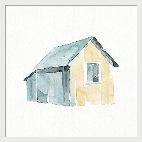 Old Shed In Watercolor