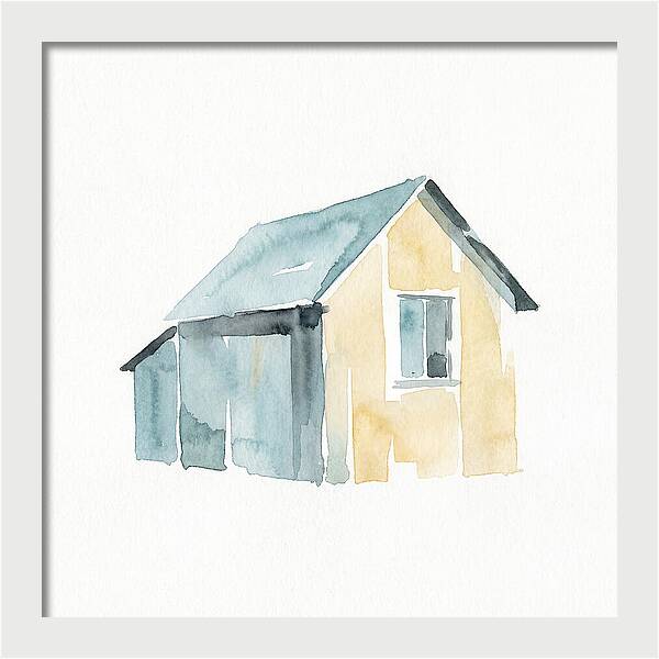 Old Shed In Watercolor