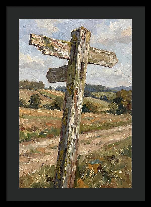 Old Signpost In Nature
