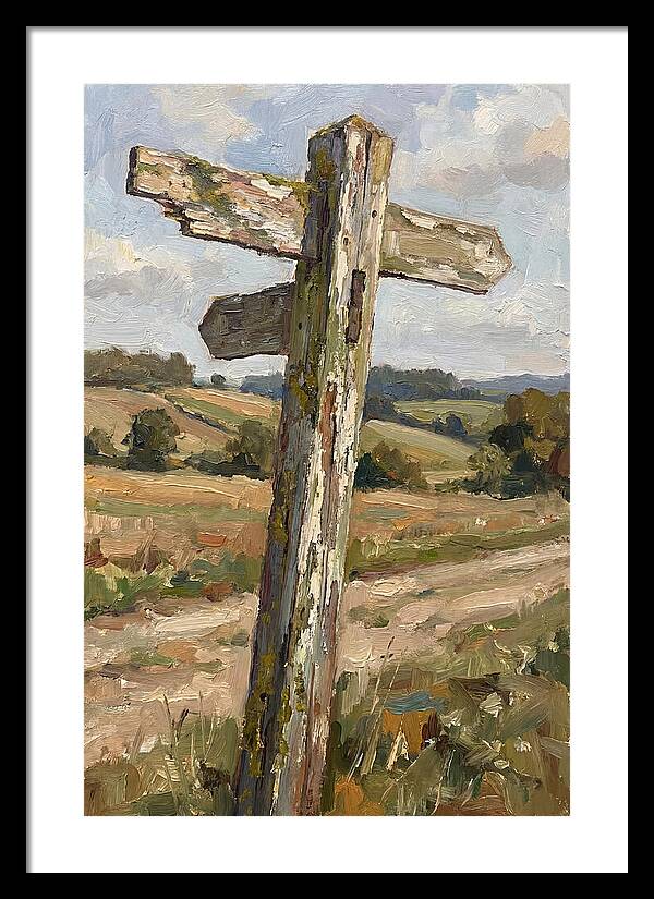 Old Signpost In Nature
