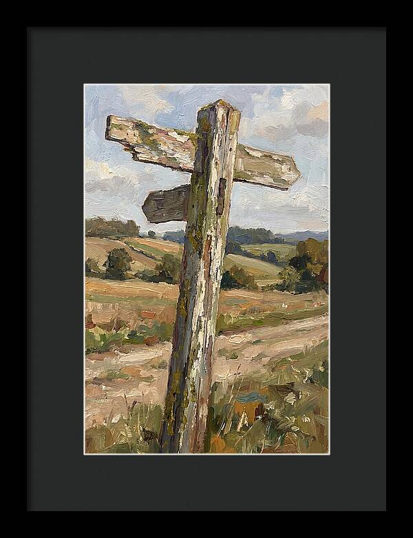Old Signpost In Nature