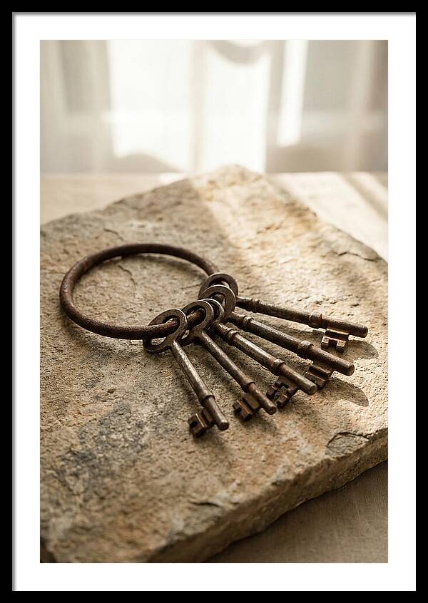 Old Skeleton Keys On Iron Ring