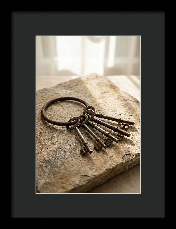 Old Skeleton Keys On Iron Ring