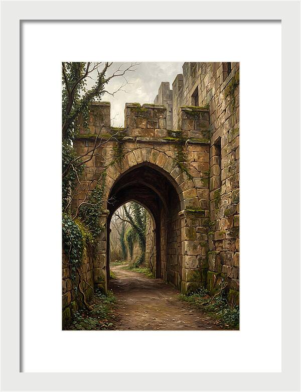 Old Stone Arch Entrance