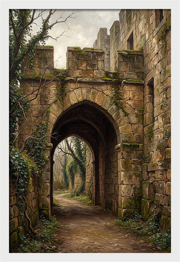 Old Stone Arch Entrance