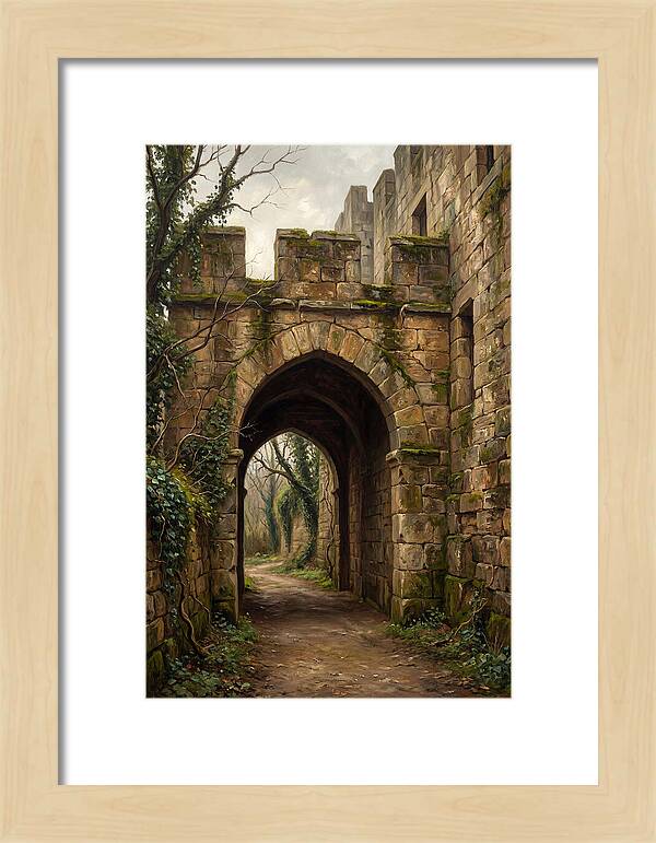 Old Stone Arch Entrance