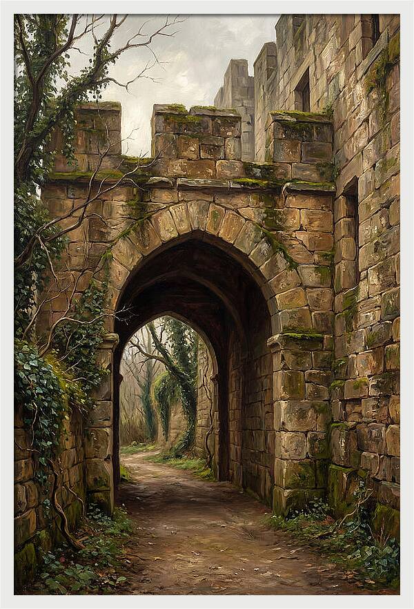 Old Stone Arch Entrance