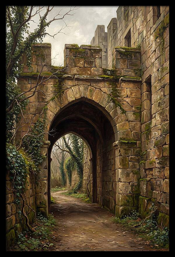 Old Stone Arch Entrance