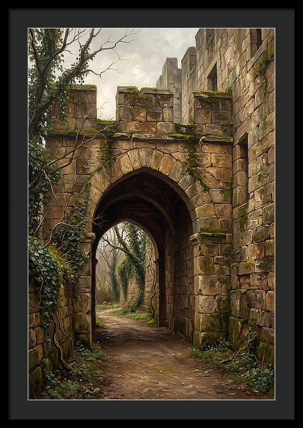 Old Stone Arch Entrance