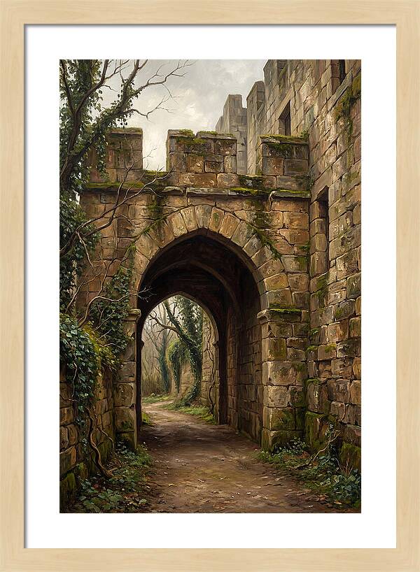 Old Stone Arch Entrance