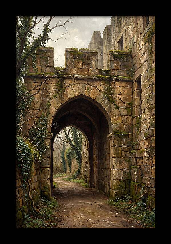 Old Stone Arch Entrance