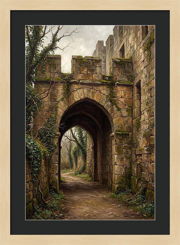 Old Stone Arch Entrance