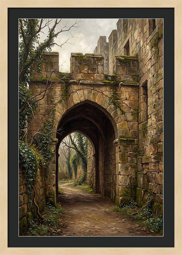 Old Stone Arch Entrance