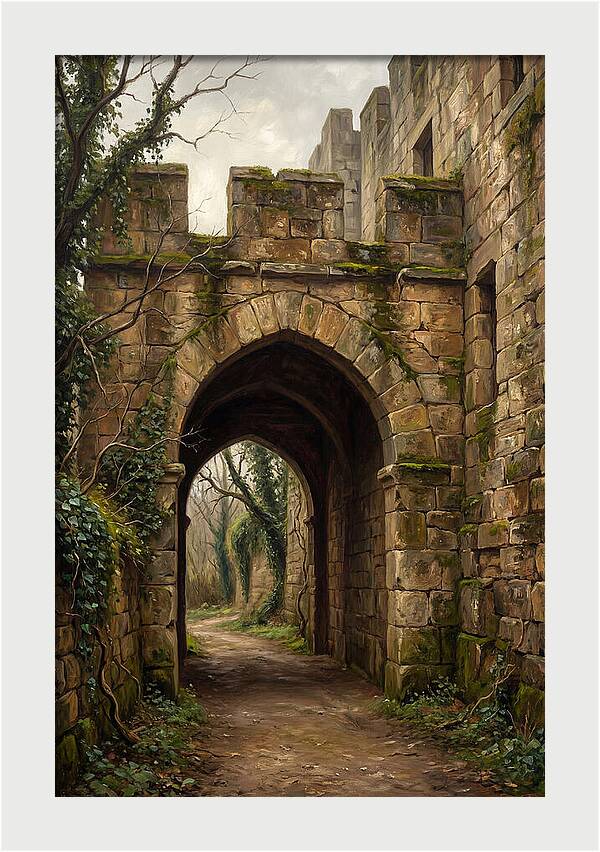 Old Stone Arch Entrance