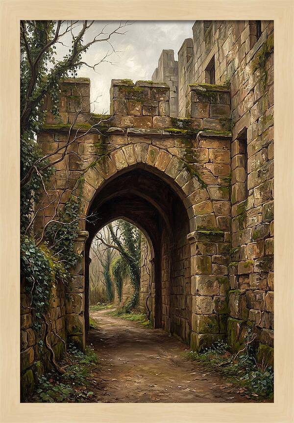 Old Stone Arch Entrance