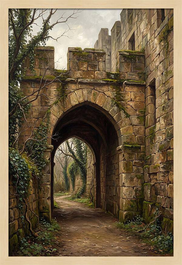 Old Stone Arch Entrance