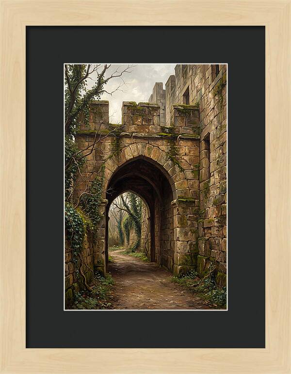 Old Stone Arch Entrance