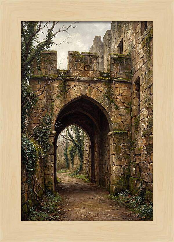 Old Stone Arch Entrance