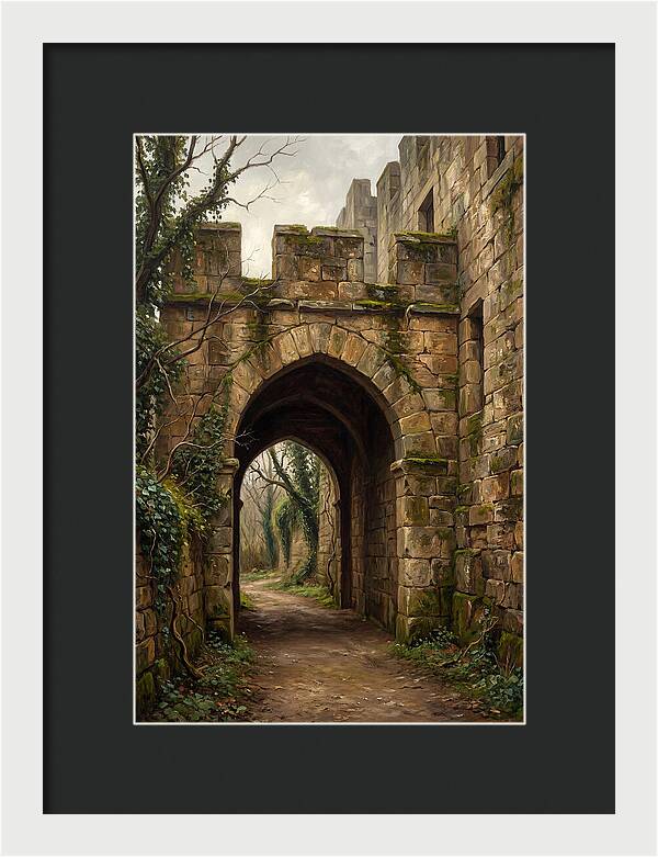Old Stone Arch Entrance