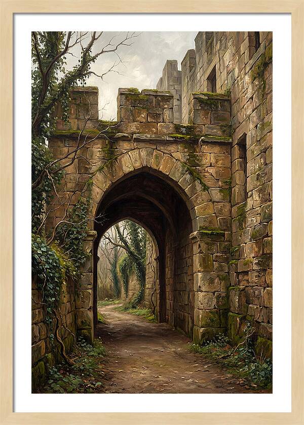 Old Stone Arch Entrance