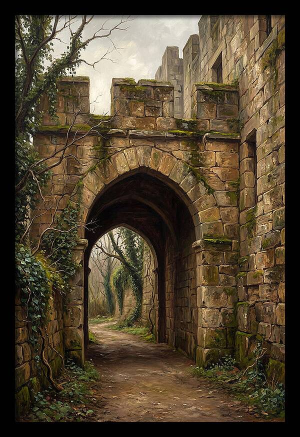 Old Stone Arch Entrance