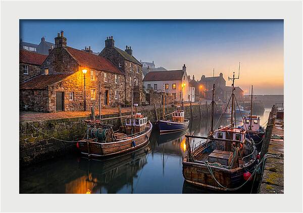 Old Stone Fishing Village Harbor