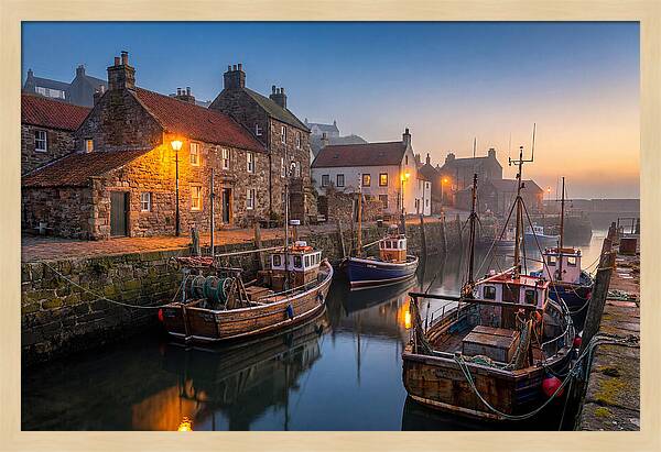 Old Stone Fishing Village Harbor