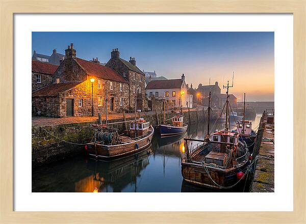 Old Stone Fishing Village Harbor